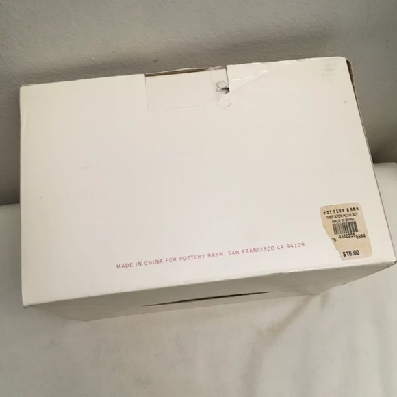 POTTERY BARN Outlet Christmas Stocking Hanger Holder TREE Star Silver - Picture 8 of 8